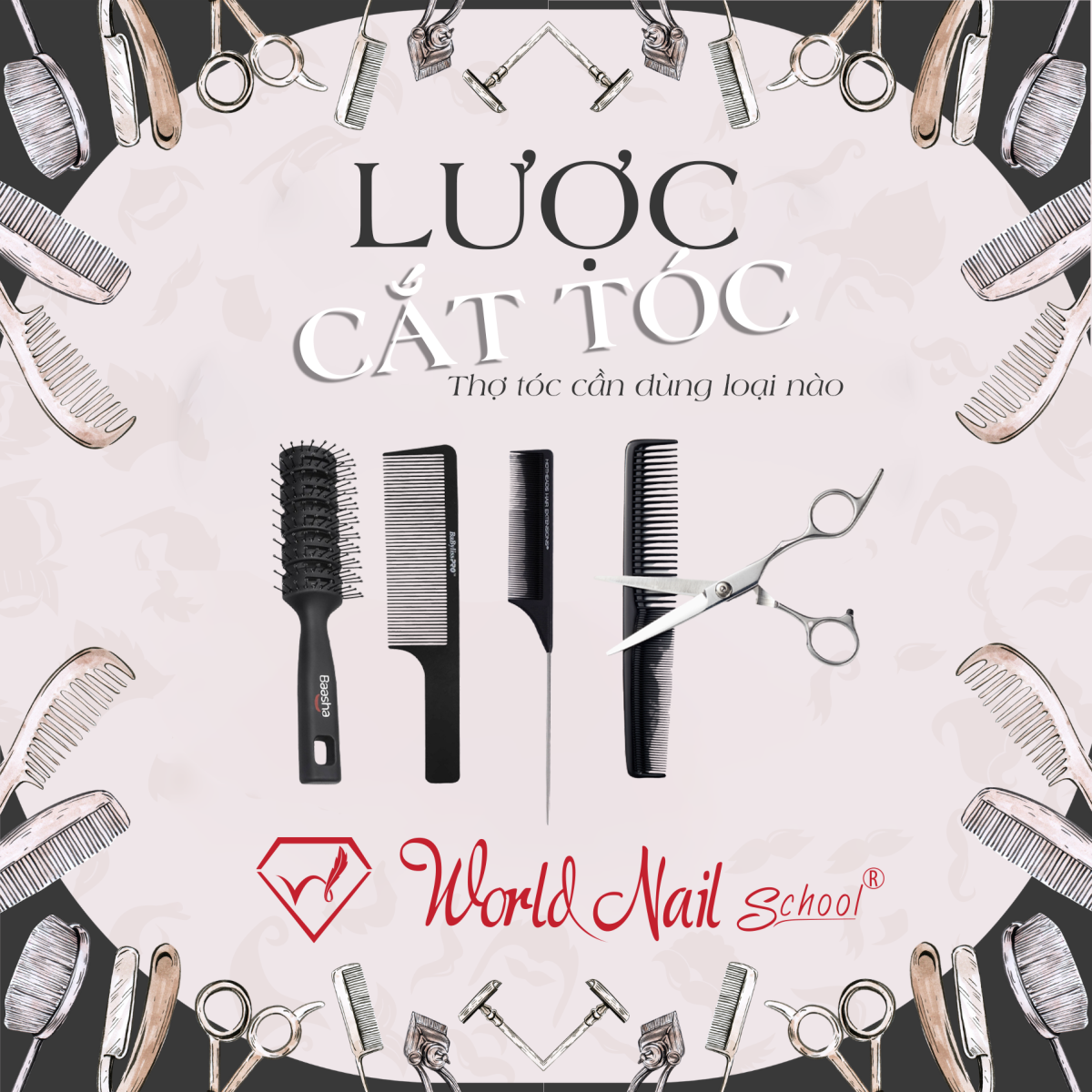 Hướng Dẫn Chọn Lược Cắt Tóc – Vì Sao Một Chiếc Lược Có Thể Quyết Định Kiểu Tóc?