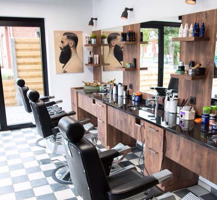Đừng bỏ qua mẫu thiết kế Tiệm tóc nhỏ đẹp này nếu Bạn đang tìm ý tưởng  trang trí Barber Shop cho giới Trẻ